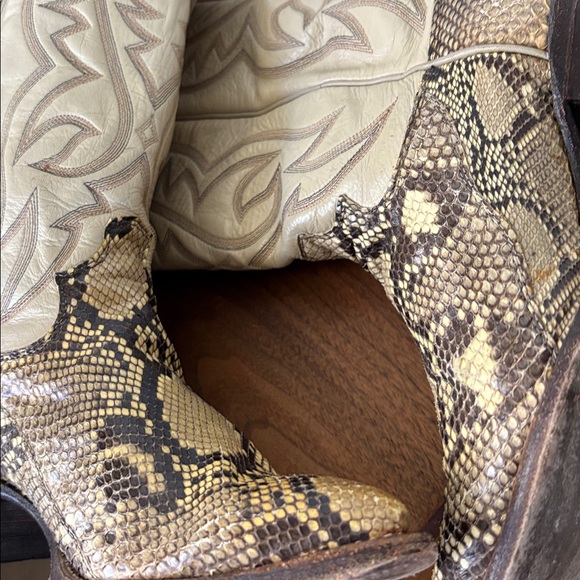 Justin Vintage Python boots - Picture 6 of 7